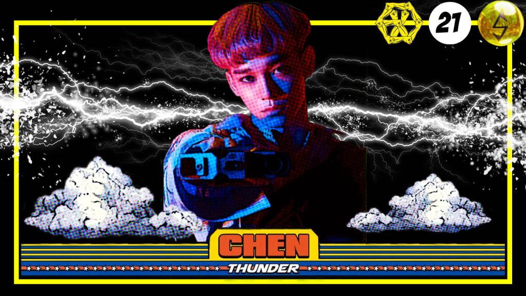 Chen Exo Power Wallpaper By Mrfishbone99 On Deviantart