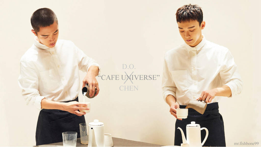 D O X Chen Exo Cafe Universe Wallpaper By Mrfishbone99 On Deviantart