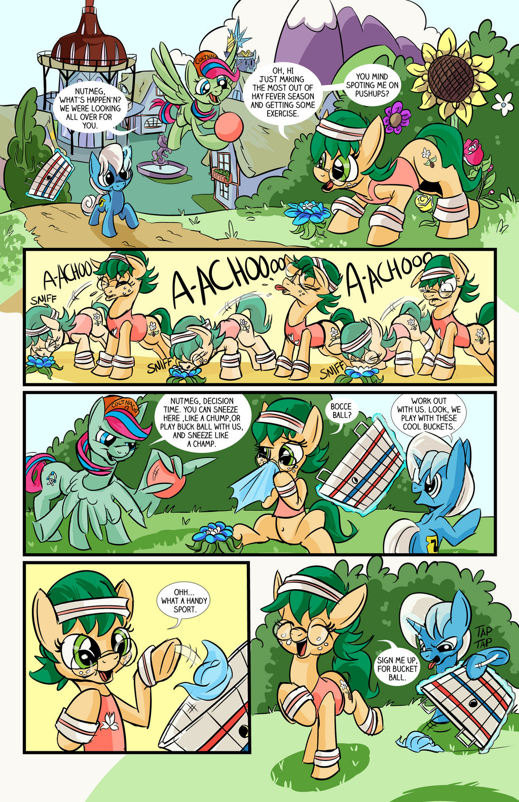 Ponies in the Outfield 05 by LytletheLemur