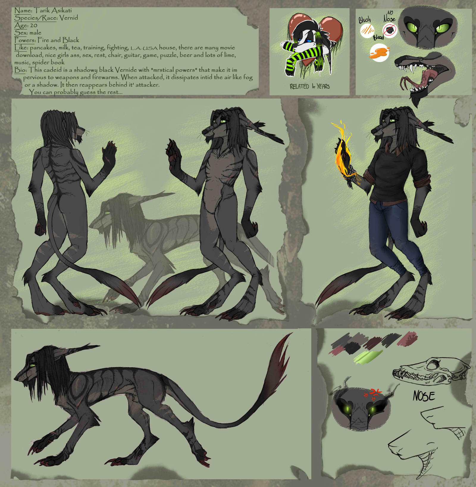 Tarik - OC reference 2019 by Wolf-Lisa on DeviantArt
