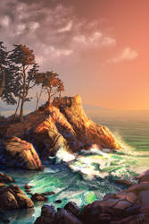 Point Lobos by chateaugrief
