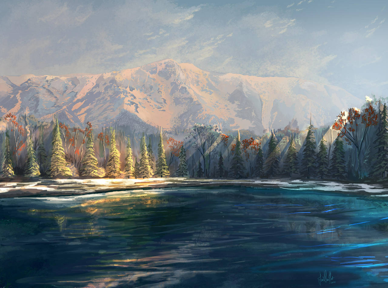 Lake Tahoe Mountain by chateaugrief