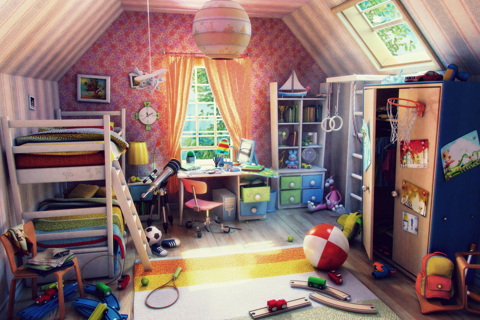 Children's room by AleksCG