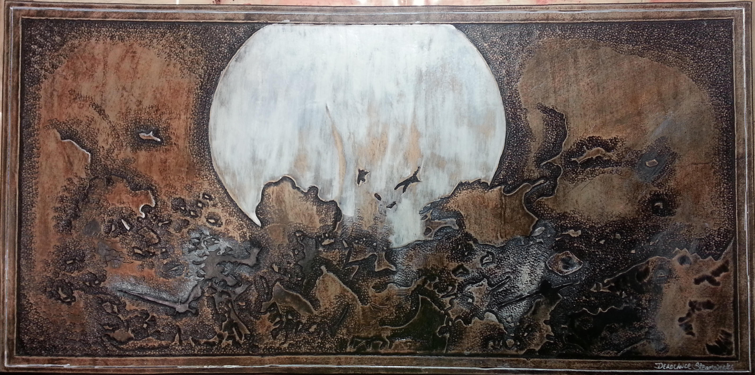 Magic the Gathering Leather Playmat Wrath of God by deadlanceSteamworks