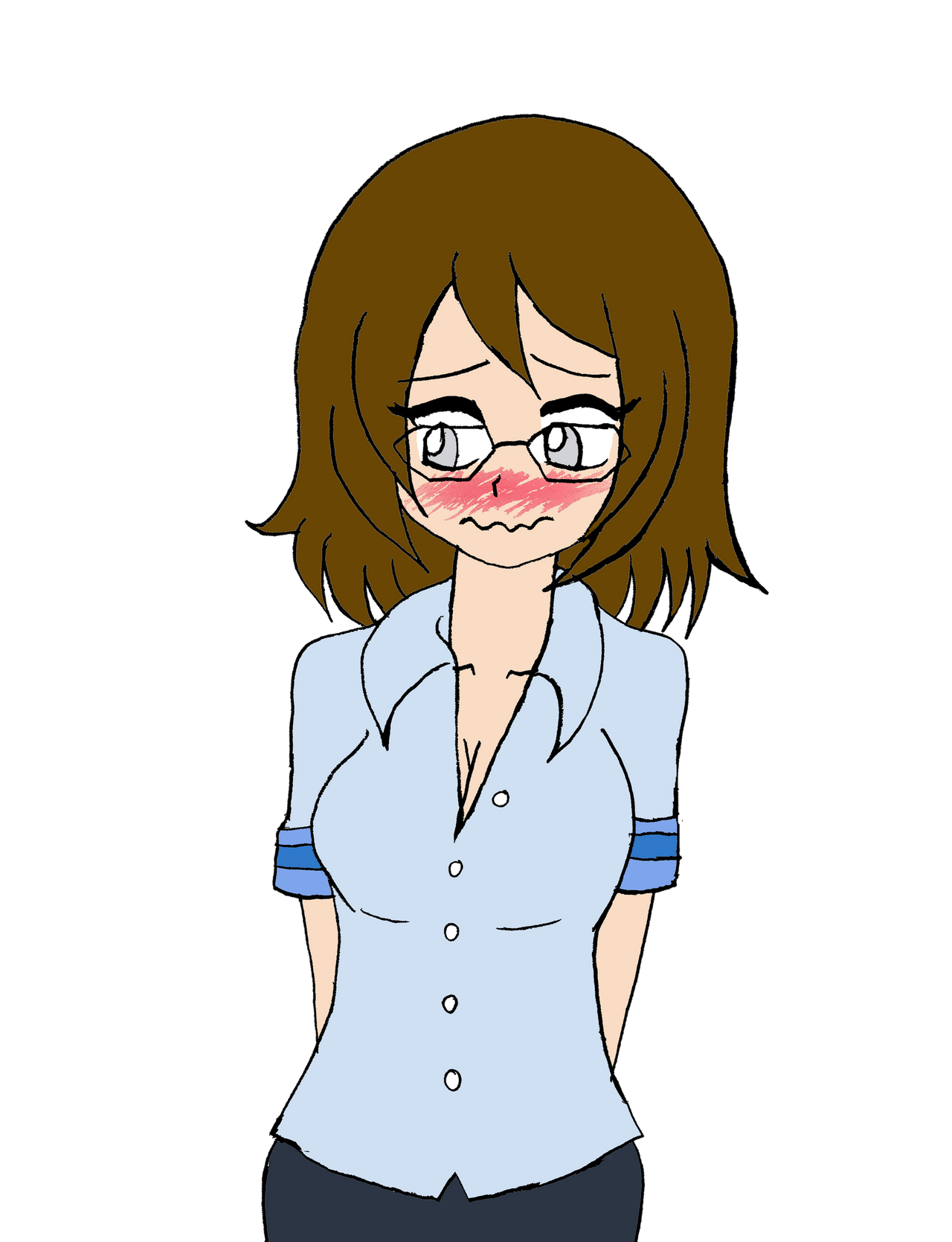 Fanart: Timid Sexy Nerd by Chicken-Yuki on DeviantArt