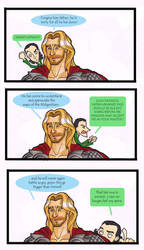 Loki and Thor - The Trial by puking-mama