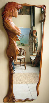 Design Mirror - wood by ayhantomak