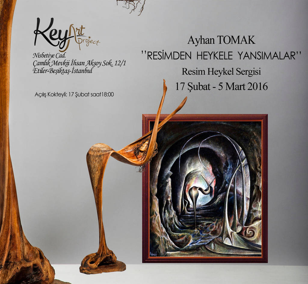 Ayhan Tomak, Exhibition, painting and sculpture by ayhantomak
