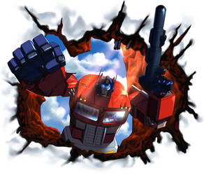 Optimus Prime - Make Way by GrungeWerXshop