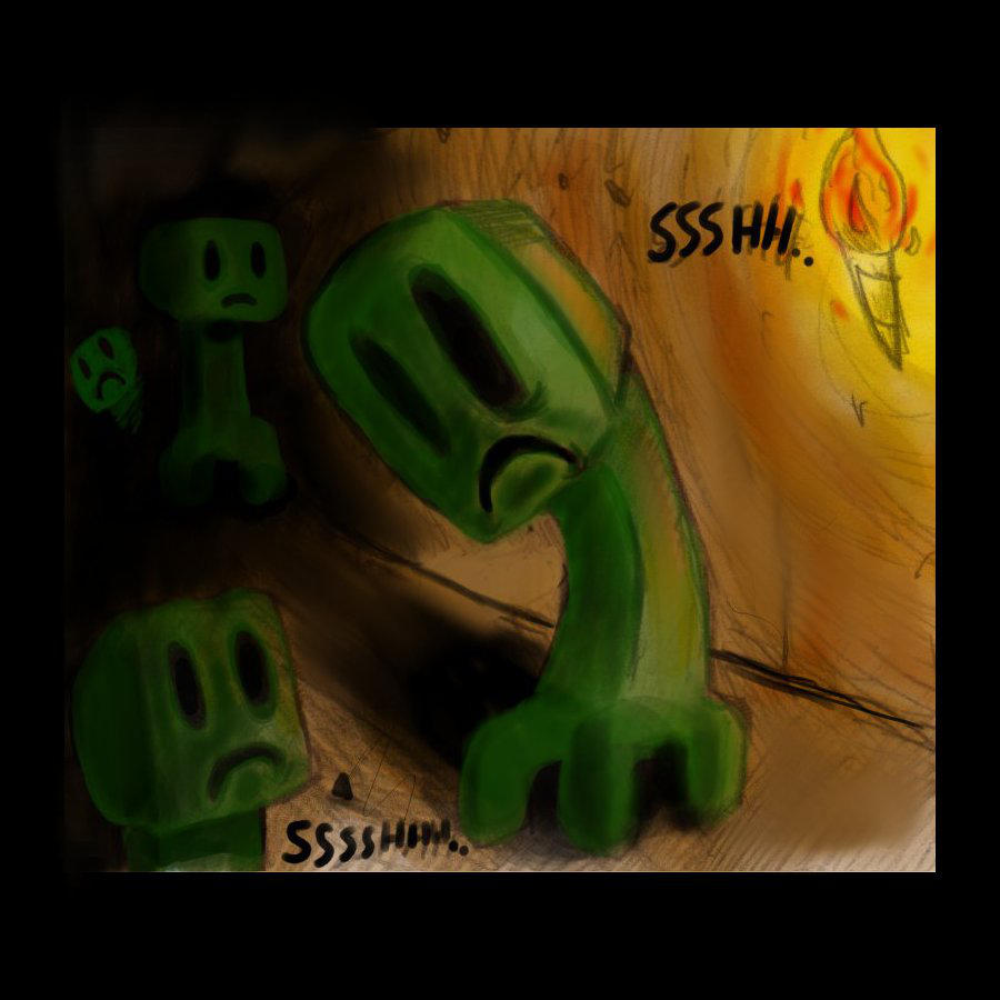 Minecraft: creepers by Umbah