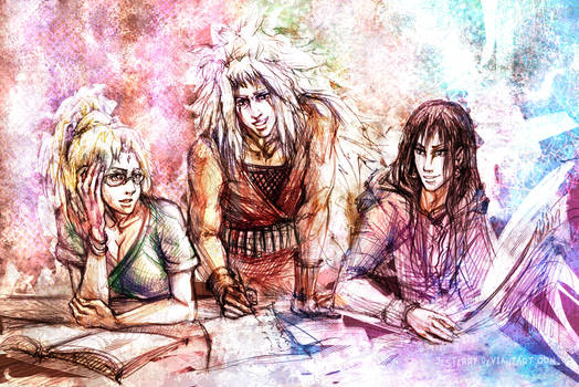 Sannin Schooldays by solar-sea