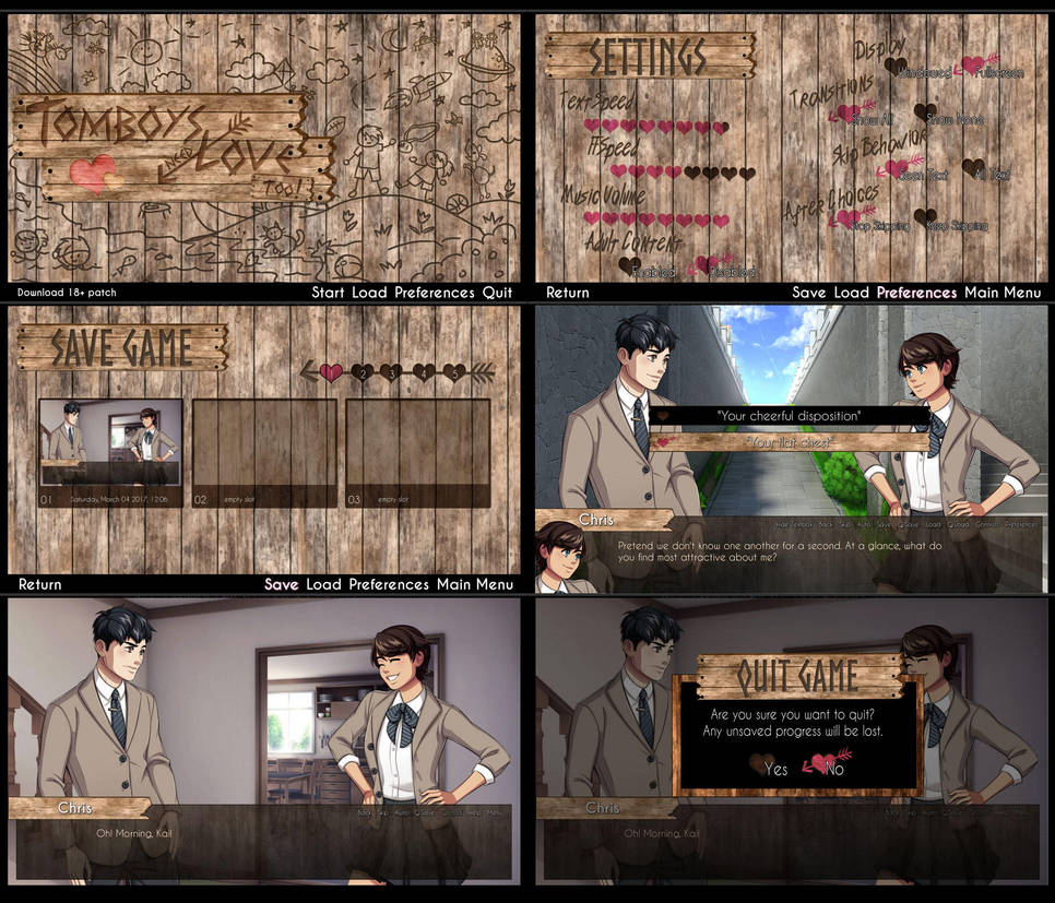 Tomboys Need Love Too! GUI by kingv