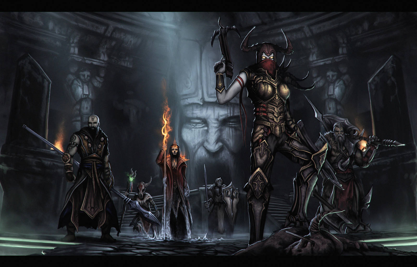 Diablo 3 Heroes by AlvaroSanJuan