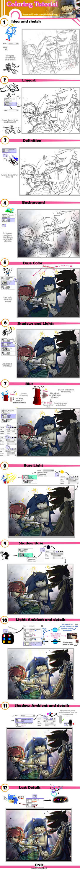 Coloring tutorial by kalisami