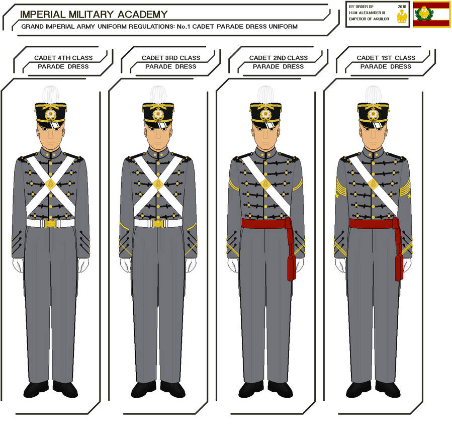 Aquilor Imperial Military Academy Parade Dress by AlexanderAugustusIII ...