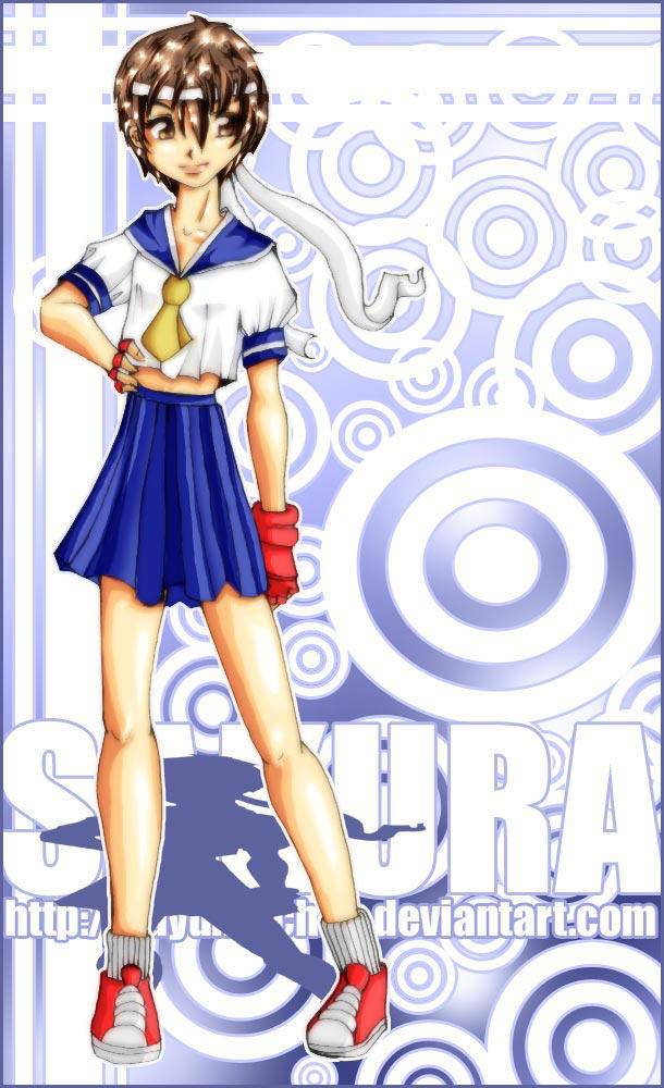 Sakura - Street fighter by Yayumi-ChAn