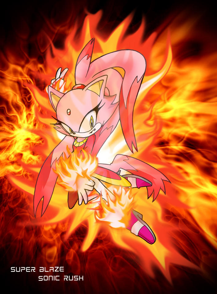 burning blaze sonic rush by trakker on deviantart