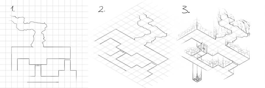 How to draw isometric dungeon plans by torstan