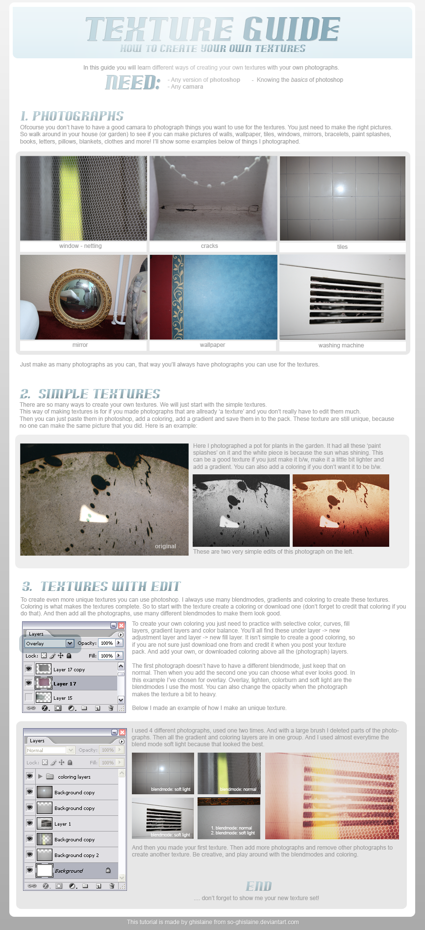 Tutorial: Texture guide by So-ghislaine