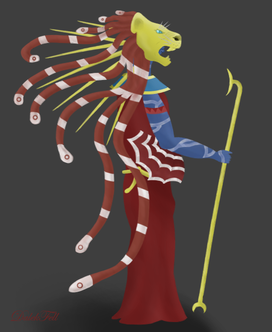[Request] Sekhmet Undyne by Maxlad on DeviantArt
