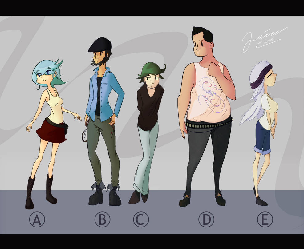 Character Design Urban Casual Concept by QuartzStash Character Design Urban Casual Concept by QuartzStash
