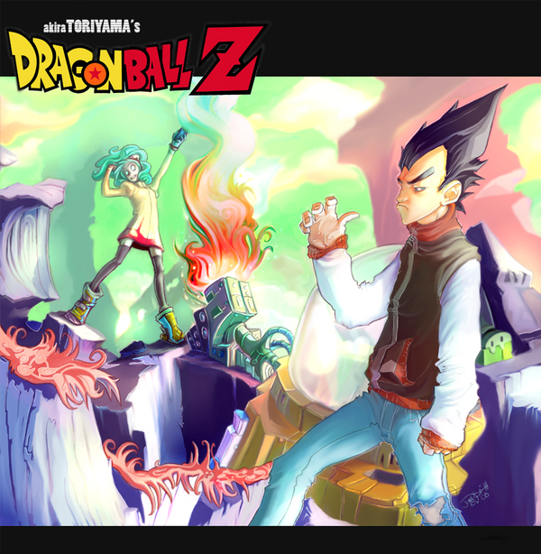 EDIT DBZ Vegeta and Bulma by Channel-Square