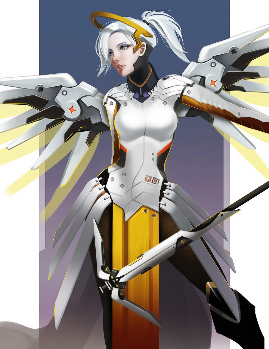 Overwatch Mercy by long5009 on DeviantArt