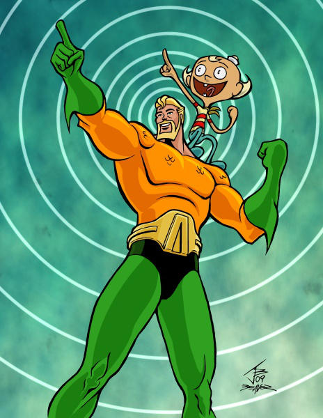 Aquaman and Flapjack Adventure by PrimeOp