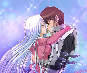 Blueshipping Dating Sim Final Scene by zelka94