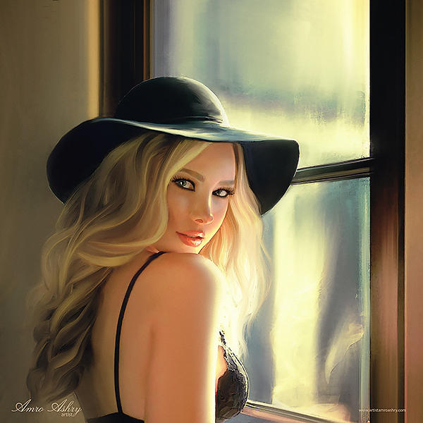 Beautiful Young Woman by artistamroashry
