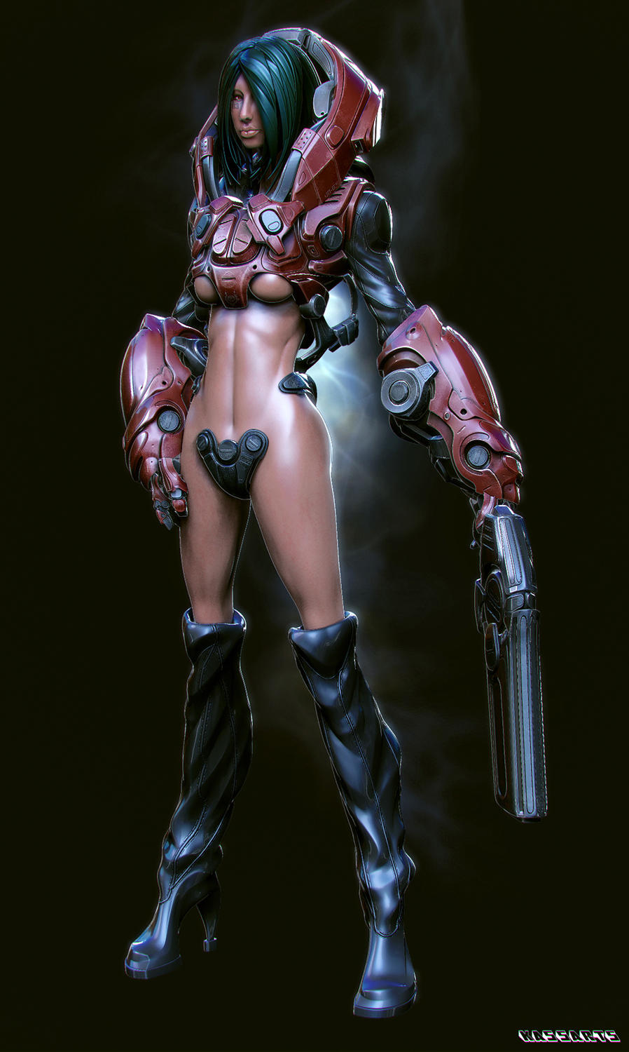Modern Amazon by kassarts