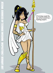 Ateena Goddess of Teen Wisdom by Inspector97