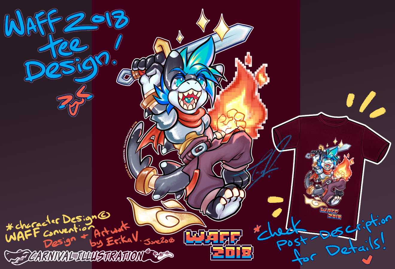WAff 2018 Sponsor Design! by carnival