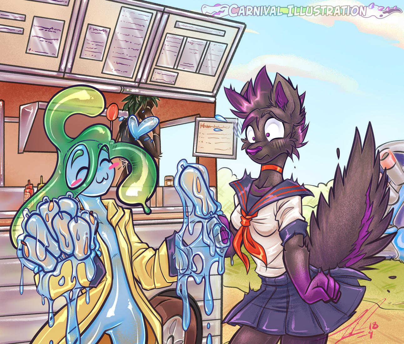COM: Suu's SlimeDawg Gift by carnival