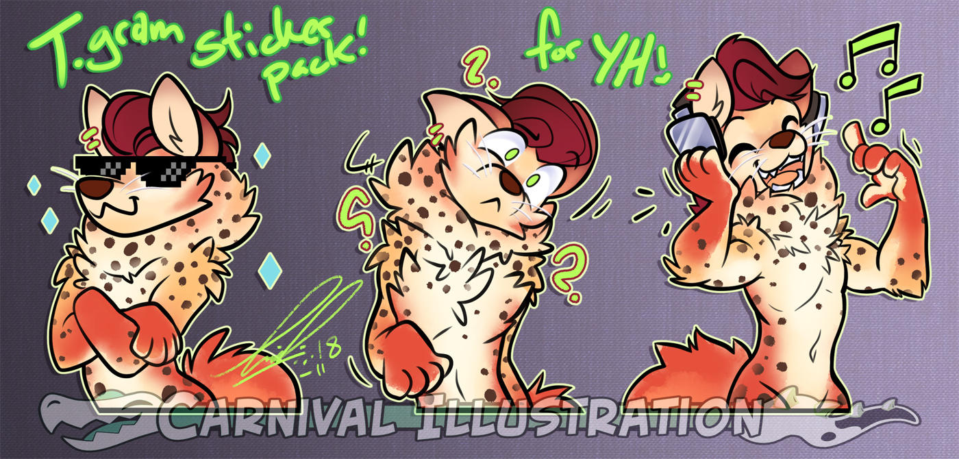 COM: Telegram stickrpack for YH! by carnival