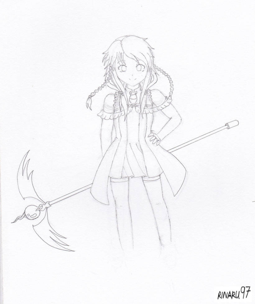 Anime Magical Girl Sketch Akiyama Naomi 7 By Rinaru97 On Deviantart