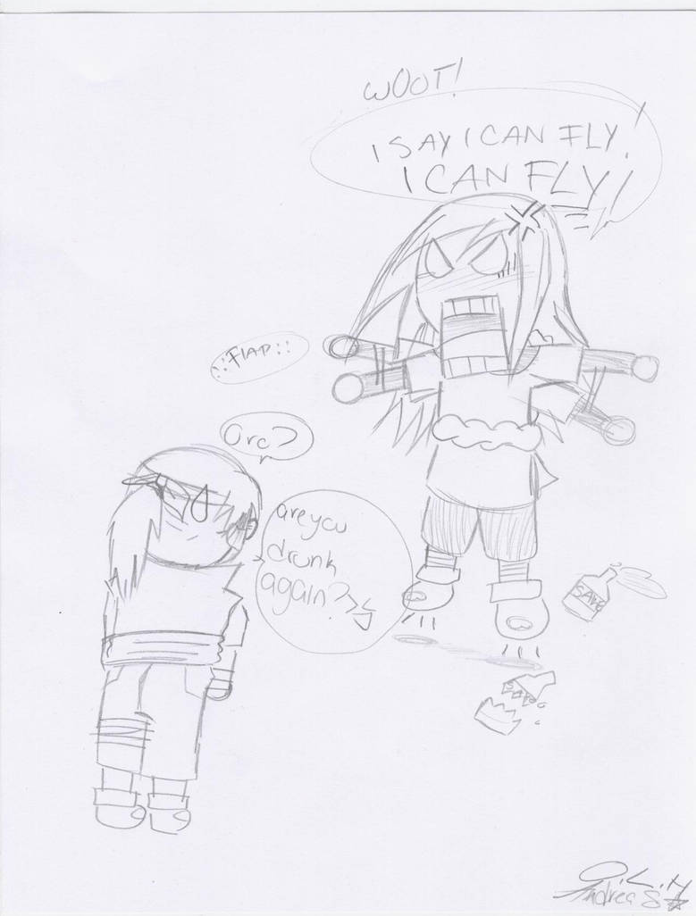 Drunk Oro by LordOrochimaru-sama on DeviantArt