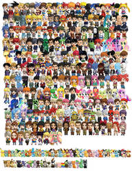 Cosplay Scramble Magnet Chibis (Now 289!) by cosplayscramble