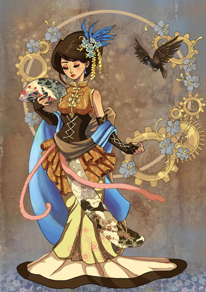 Steampunk--Asian Persuasion by FragileWhispers