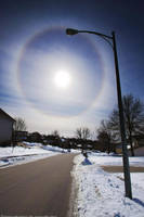 Winter's Halo by FramedByNature