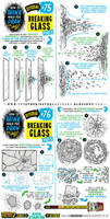 How to draw BREAKING SHATTERING GLASS tutorial by EtheringtonBrothers