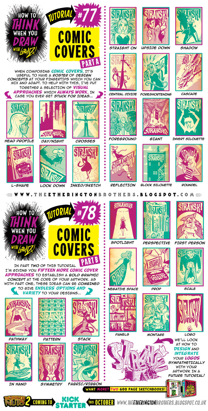 How to draw COMIC COVERS tutorial by STUDIOBLINKTWICE