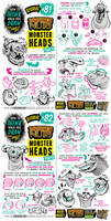 How to draw MONSTER HEADS and FACES tutorial by EtheringtonBrothers