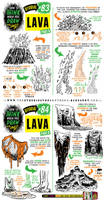How to draw LAVA and VOLCANOES tutorial by EtheringtonBrothers