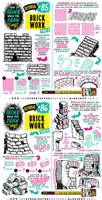 How to draw BRICKS, BRICKWORK and WALLS tutorial by EtheringtonBrothers