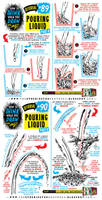 How to draw POURING LIQUID and WATER tutorial by EtheringtonBrothers