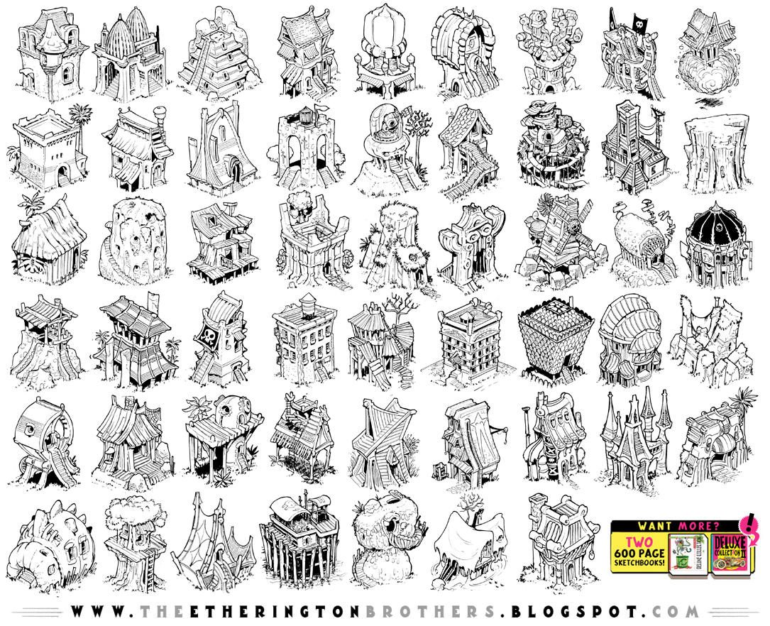52 BUILDING DESIGNS! by EtheringtonBrothers