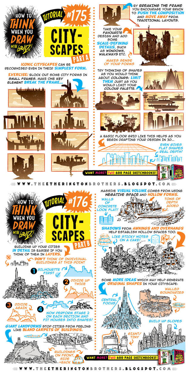 How to draw CITYSCAPES tutorial by STUDIOBLINKTWICE
