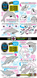 How to draw DOLPHINS tutorial! by EtheringtonBrothers