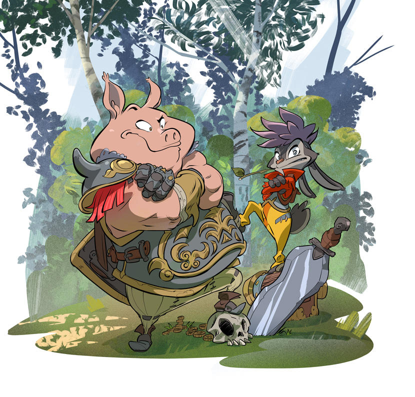 The Biscuit Sword -characters 1- Italo and Wiz by tommasorenieri The Biscuit Sword -characters 1- Italo and Wiz by tommasorenieri